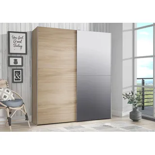 Forte Schwebetürenschrank 170 190,5 x 61,2 cm Beige