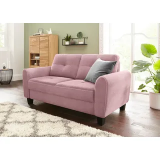 sit&more 2-Sitzer Mikrofaser 2-sitzig Rosa