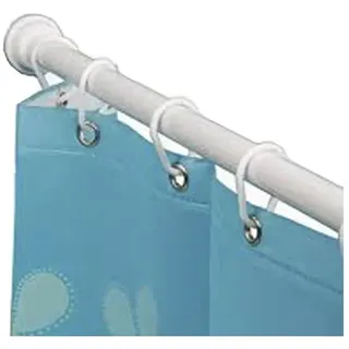 Gardinenstange, weiß, 125 x 220 cm, EDM