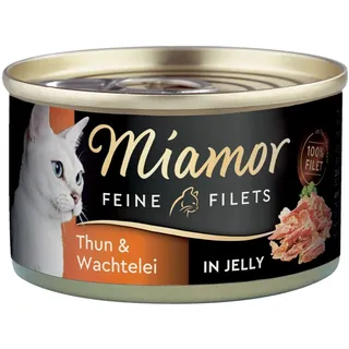 Miamor Feine Filets Thunfisch und Wachtelei in Jelly 100 g
