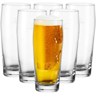 VAN WELL Willi Becher Bierglas 0,5 l 6-tlg.