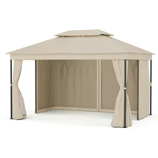 Blumfeldt Mondo Dual 3 x 4 m inkl. Seitenteile Beige