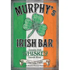 Holzschild 20x30 cm - Murphy ́S Irish Bar Whiskey