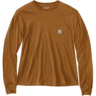 Carhartt Pocket, Sweatshirt Damen - Braun - L