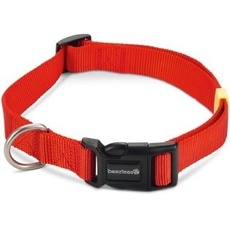 Beeztees BZ NY HALSBD UNI ROT 48-70X2,5 (Hund, Hundesport), Halsband + Leine