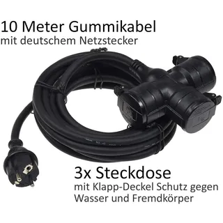 ChiliTec Gartensteckdose für außen 5m Zuleitung