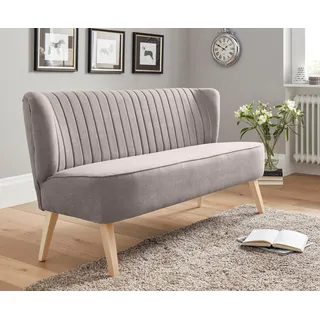 Home Affaire Couch Polyester 2-Sitzer Braun