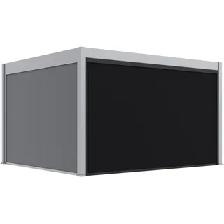 Paragon Outdoor Seitenteil für Pergola Grand Tuscan 14 Grau 403 cm x 237 cm