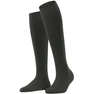 Falke Damen Kniestrümpfe Softmerino W Kh Wolle Baumwolle lang einfarbig 1 Paar, Grün Military 7826, 37-38