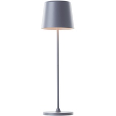 Bild LED-Akku-Tischlampe Kaami, dimmbar, grau matt