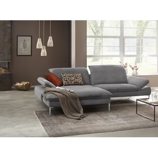 W.Schillig Eckcouch Chenille 3-Sitzer Grau