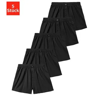 H.I.S. H.I.S Weiter Boxer »Herren Boxer« Packung, 5 Stk. weite Passform, Komfortbund, aus Baumwoll-Stretch H.I.S weiß, schwarz