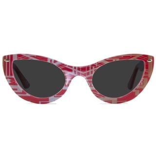 JOIUSS Gatsby Cat Eye Sonnenbrille von Joiustm, rot, Einheitsgröße