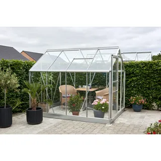 Juliana Halls Gewächshaus Popular Alu Silber ESG 3 mm 5,00 m2
