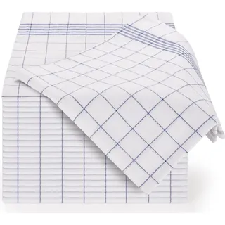 Blumtal 10er Set, Premium Geschirrtücher - Hochwertige Geschirrhandtücher, 100% Baumwolle, kariert, 50x70cm