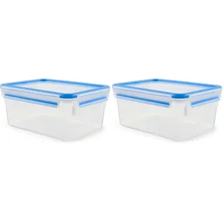 Emsa Frischhaltedose rechteckig blau 3,7 l