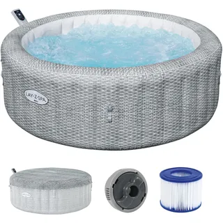BESTWAY Bali AirJet Ø 196 x 71 cm Grau