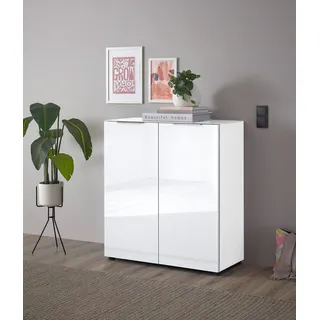 HBZ Sideboard ¦ weiß ¦ Maße (cm): B: 90 H: 99 T: 40.0