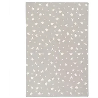 Snapstyle Sterne Kinderteppich 100 x 300 cm Grau