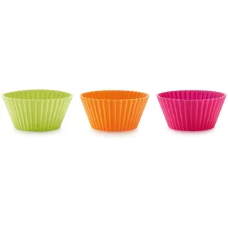 LéKué Classic Muffinformen, 7 cm, 6 Stück, mehrfarbig (0240100SURM033)