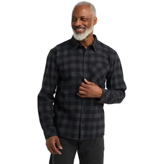 Jack Wolfskin Lite Flannel Shirt M", check black