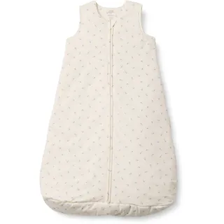 Amazon Essentials x Sofia Grainge Unisex Baby Baumwoll-Schlafsack, 2,5 TOG, als Decke Verwendbar, Elfenbein Blau Kleine Häschen, 12-18 Monate