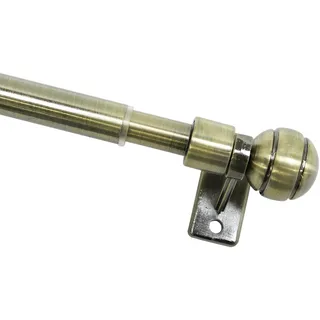 GARDINIA Scheibenstange Meran 1-läufig Ø 10 mm 100 cm Gold