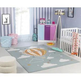 livabliss "CENON", rund 12,7 mm Höhe Kinderteppich mit kreativem und farbenfrohem Design,