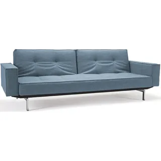 Innovation Living Schlafsofa Baumwolle 2-Sitzer Blau