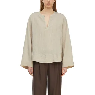 Comma Schlupfbluse Weite Passform, bone beige