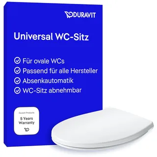 Duravit Univavo WC-Sitz mit Absenkautomatik, Weiß