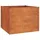 Hochbeet Rostig 100 x 100 x 77 cm Braun