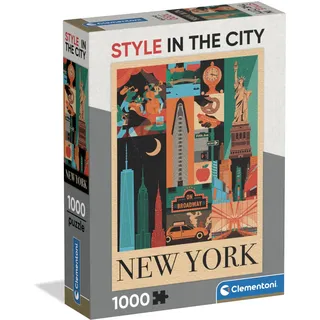 CLEMENTONI Clementoni: Mode Puzzle New York City - 1000 Teile