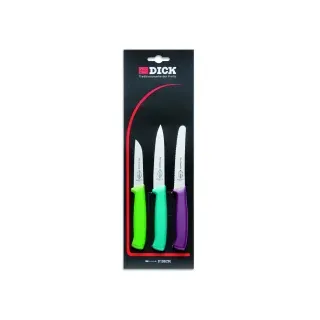 Friedr. Dick ProDynamic Messerset 3-tlg. Schwarz/Mehrfarbig