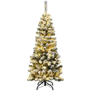 Costway Weihnachtsbaum Grün , Kunststoff , 225 cm , Dekoration, Weihnachtsdekoration, Christbäume & Zubehör