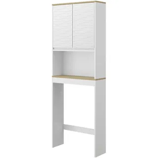 Vicco Toilettenschrank Livia, 60 x 163 cm, - Weiß