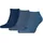 Sneakersocken 3 Paar Blau 35-38