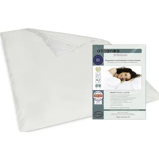 allsaneo Premium Allergiker Deckenbezug 240x220 cm | Allergie Bettwäsche extra weich und leicht | Anti Milben Encasing | Milbenschutz | allergendichter Zwischenbezug | TÜV geprüft