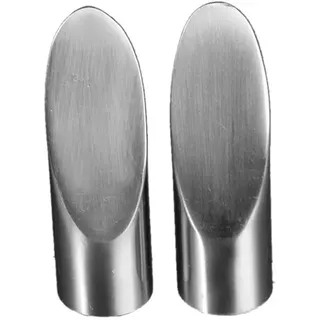 LIEDECO Endstück für Gardinenstangen Cut Innenlauf, ø 16 mm edelstahl-optik