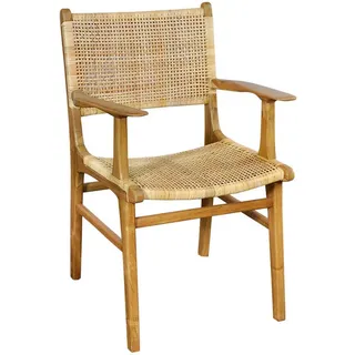 SIT Möbel Armlehnstuhl Rattan natur