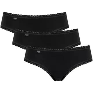 SLOGGI Hipster »24/7 Cotton Lace Hipster C3P«, (3er Pack), feines Spitzenbündchen sloggi BLACK 36