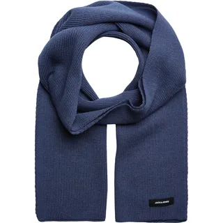 JACK & JONES Herren, Jjdna Knit Scarf Noos Schal, Marineblau, Einheitsgröße