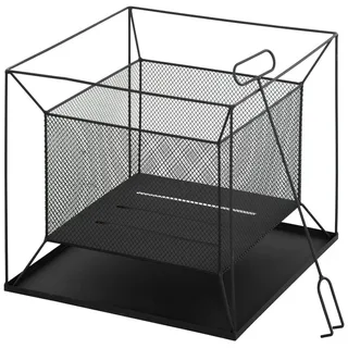 Outsunny Feuerschale Ø 43 cm Schwarz
