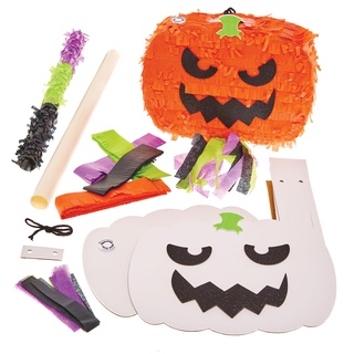 Baker Ross FX869 Kürbis-Piñata-Set - 1 Set, Halloween-DIY-Piñata-Bastelset für Kinder