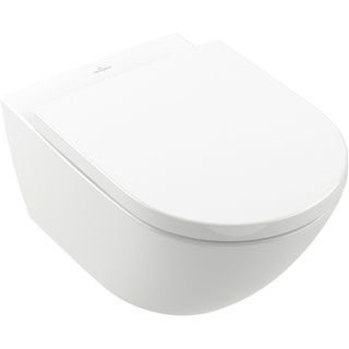 Villeroy & Boch Subway 3.0 Tiefspül-WC spülrandlos, TwistFlush, mit WC-Sitz 4670TSR1