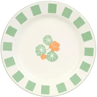 Talking Tables Dekorativer Emaille-Teller, 20 cm, florales Beilagenteller