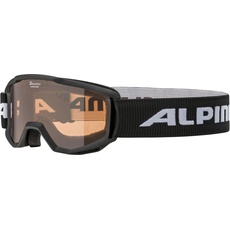 Bild PINEY Wintersportbrille Schwarz Kinder Skibrille Mit 100% UV-Schutz Für black, One Size