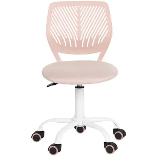 FurnitureR Schreibtischstuhl, ergonomischer Drehstuhl ohne Armlehnen, höhenverstellbarer Bürostuhl mit Rollen, komfortabler Arbeitsstuhl für Home Office, Schlafzimmer und Arbeitszimmer