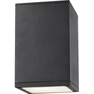 Rabalux 7820 Außendeckenleuchte Zombor, GU10, Aluminium, anthrazit, 9x9cm - Grau