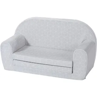 Kindersofa Geo cube grey